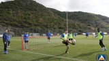 Футболистите на Левски отново тренираха двуразово