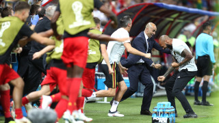 Селекционерът на Белгия Роберто Мартинес говори преди полуфиналния мач с