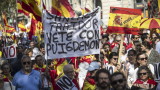 Протестиращи в Барселона казаха "не" на амнистия за каталунските сепаратисти 