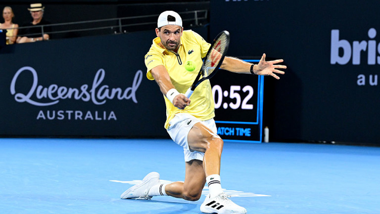 Григор Димитров отново във вечерната сесия на "Пат Рафтър Арина"