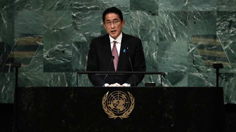 Японският министър-председател Фумио Кишида заяви, че е готов да се