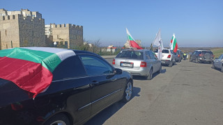 Протест на миньори и енергетици блокира пътища в Старозагорско