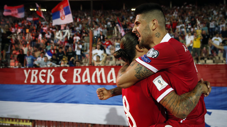 Сърбия поглежда все по-смело към първото място в групата си след успех срещу Черна гора
