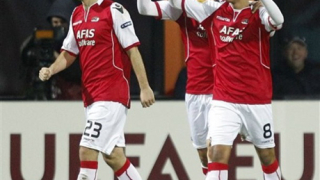 АЗ Алкмаар взе преднина от един гол срещу Андерлехт
