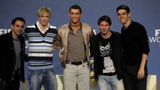 Роналдо бе избран за футболист номер 1 на ФИФА за 2008-а година