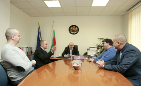 Кралев прие председателя на тръст "Синя България" 