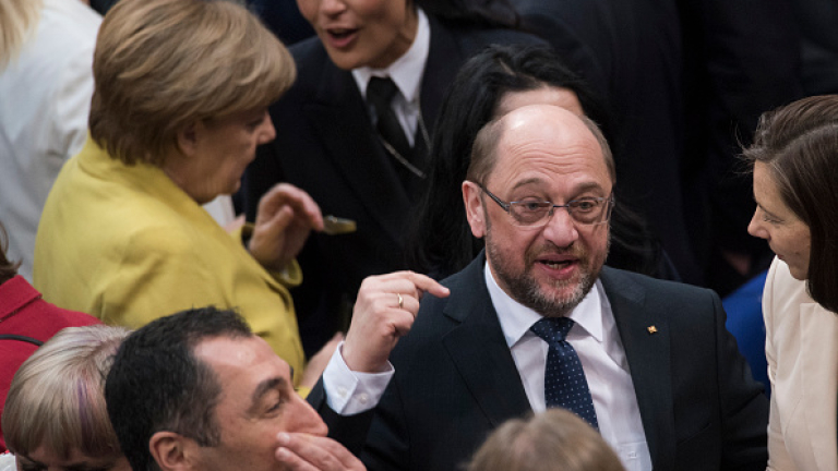 Шулц по-желан от Меркел за канцлер на Германия 