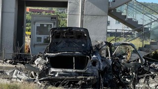 Шофьор загина на Околовръстното в София, колата му изгоря