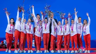 Националният ансамбъл на България се окичи със златния медал на финала