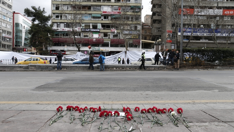Атентатът в Анкара бил със сила на земетресение 1,4 по Рихтер