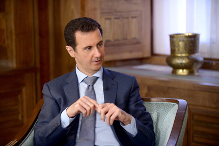 Западът иска да свали Путин и мен от власт, подозира Башар Асад
