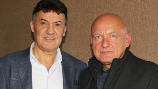 Президентът на Българския футболен съюз Борислав Михайлов проведе работна среща