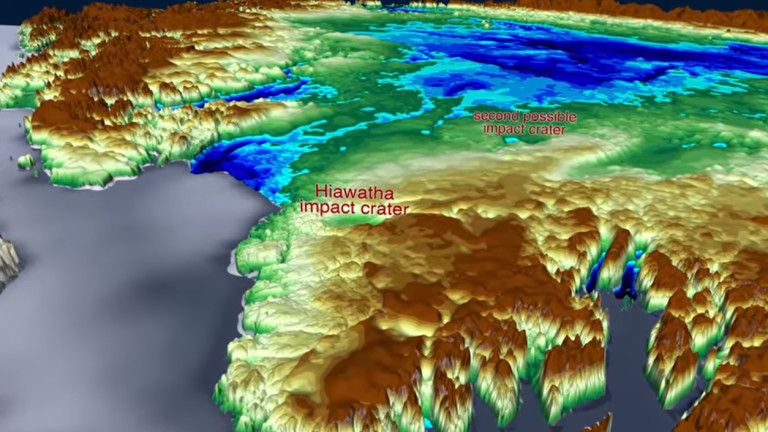 НАСА откри голям кратер под леда на Гренландия, за който