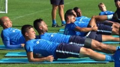 Извънредна тренировка за атакуващите играчи на Левски