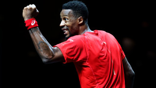 Представителят на домакините Гаел Монфис се оттегли от Откритото първенство