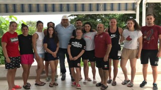 Красен Кралев посети тренировъчния лагер на състезателите ни по вдигане