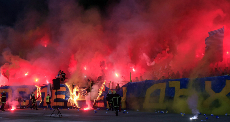 Забраняват пиротехниката на Левски - Лацио