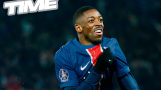 Усман Дембеле загрява за най големия мач в клубната си кариера