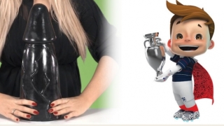 Талисманът на Евро 2016 – адаш със зловещ вибратор