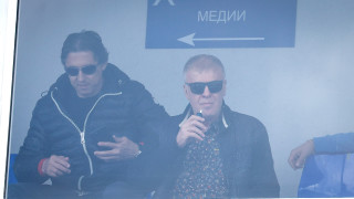 Мажоритарният собственик на Левски Наско Сираков и председателят на Управителния