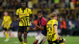 Борусия (Дортмунд) - Барселона, 3:1 (Развой на срещата по минути)