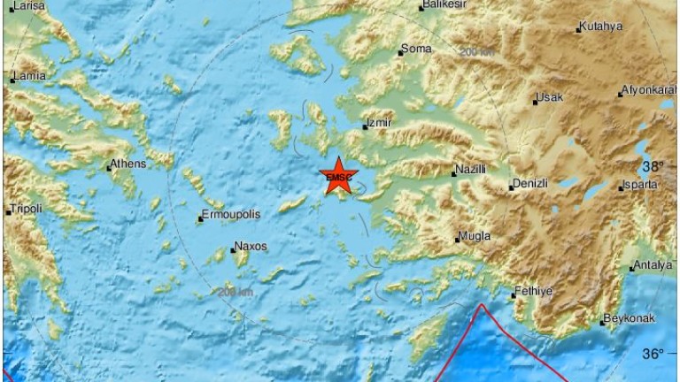 Земетресение с магнитуд 7 по скалата на Рихтер удари гръцките