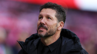 Треньорът на Атлетико Мадрид Диего Симеоне който работи в