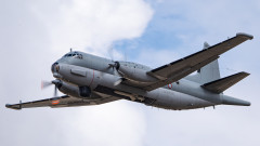 Френският самолет Atlantique 2 е задействан да осигурява безопасността на корабоплаването в Черно море