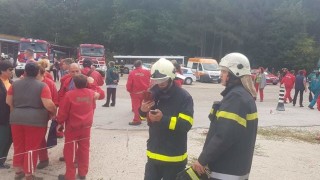 Горя цехът за тротил в завод "Дунарит"
