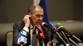 Външният министър на Русия Сергей Лавров който е на посещение