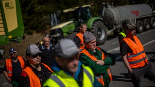 Чешки фермери протестират срещу вноса от Украйна