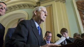Лидерът на мнозинството в Сената на САЩ Мич Макконъл съобщи