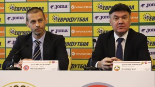Президентът на УЕФА Александър Чеферин засипа с похвали президента