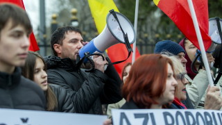 Молдовската полиция затвори на центъра на Кишинев за движение и