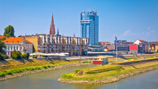 Източно хърватския град Осиек откри една от най дългите крайбрежни алеи