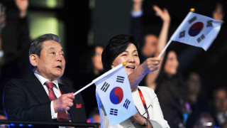 Хонг Ра хи съпругата на починалия председател на Samsung Group Лий