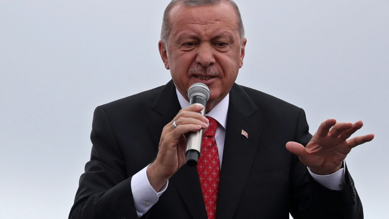 Президентът на Турция Реджеп Тайип Ердоган се зарече да положи