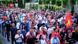  47 служители на реда са ранени при митингите в Скопие 