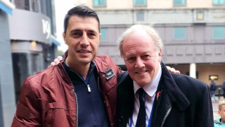 Българският футболен общественик Кирил Евтимов беше специален гост на полуфиналния