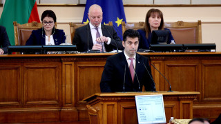 Бившият премиер и настоящ съпредседател на Продължаваме промяната Кирил Петков