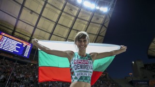 Сребърната медалистка в скока на височина от Европейското първенство в