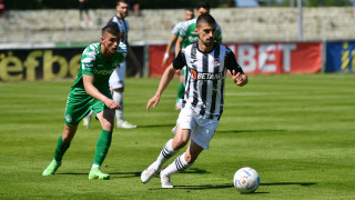 Хебър - Локомотив (София) 0:2 (Развой на срещата по минути)