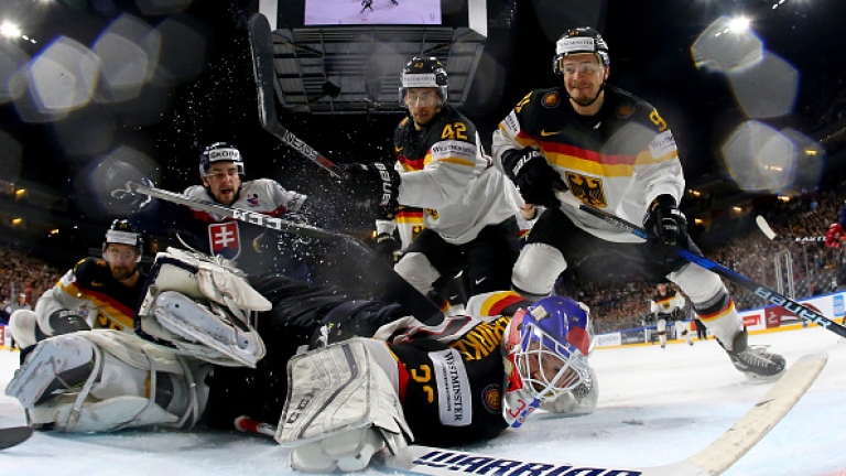 Словакия се препъна и в Германия на Световното по хокей на лед