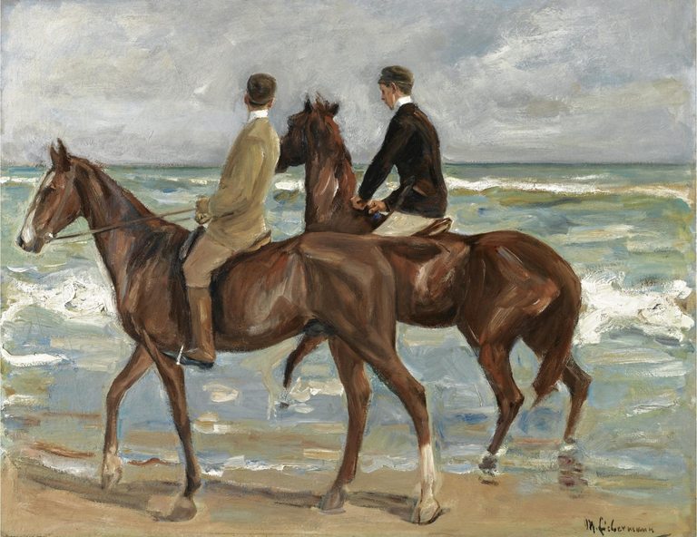 Макс Лебарман - "Двама конници на плажа"