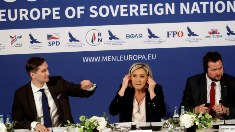 Лидерката на френската крайнодясна партия Национален сбор Марин льо Пен