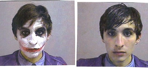Мъж, маскиран като Жокера, бе арестуван при опит да обере кино