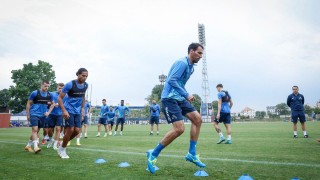 Футболистите на Левски проведоха тренировка преди контролата със Септември София