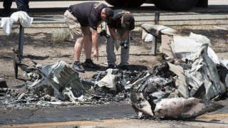 Самолет се разби на магистрала в Юта
