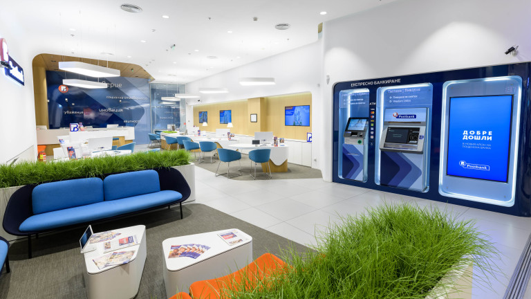 Пощенска банка с модерни дигитални зони за самообслужване с функционалности без аналог на пазара