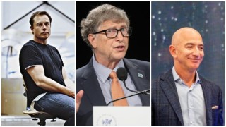 Тримата най богати в Америка Мъск Безос и Бил Гейтс